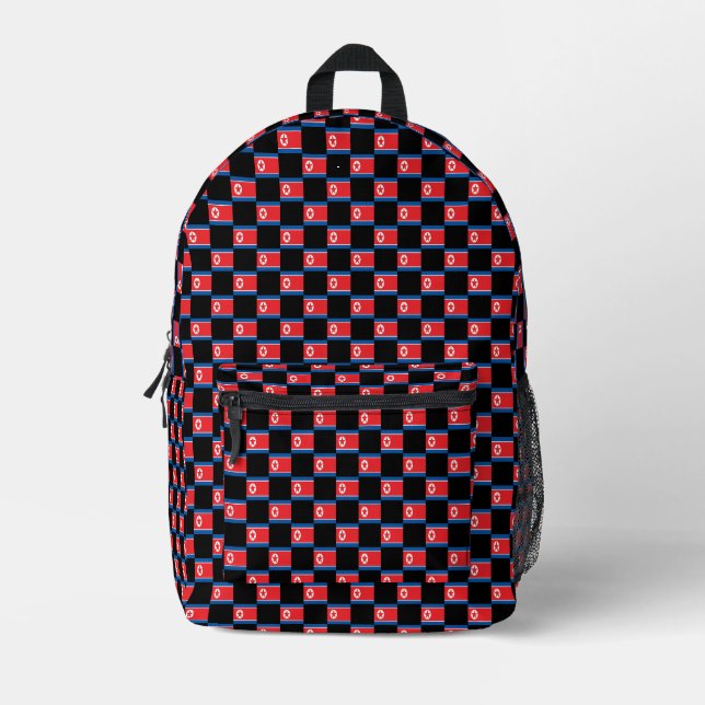 Grenzpatrone Nordkorea Bedruckter Rucksack (Vorderseite)
