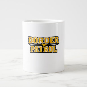 Grenzpatrouille Fettgedrucktes Abzeichen Jumbo-Tasse