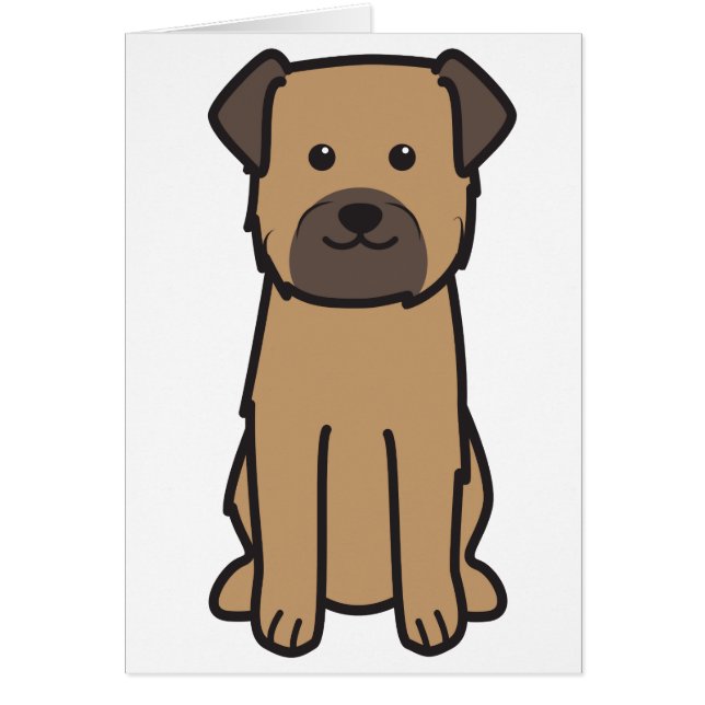Grenzterrier-HundeCartoon (Vorne)