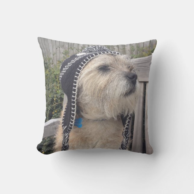 GrenzTerrier-Wurfskissen Kissen (Vorderseite)