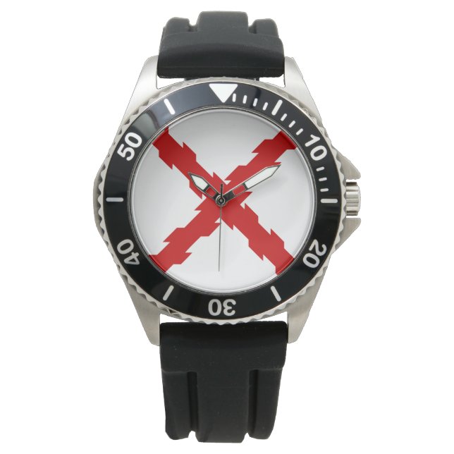 Grenzübergang Burgund Armbanduhr (Vorderseite)