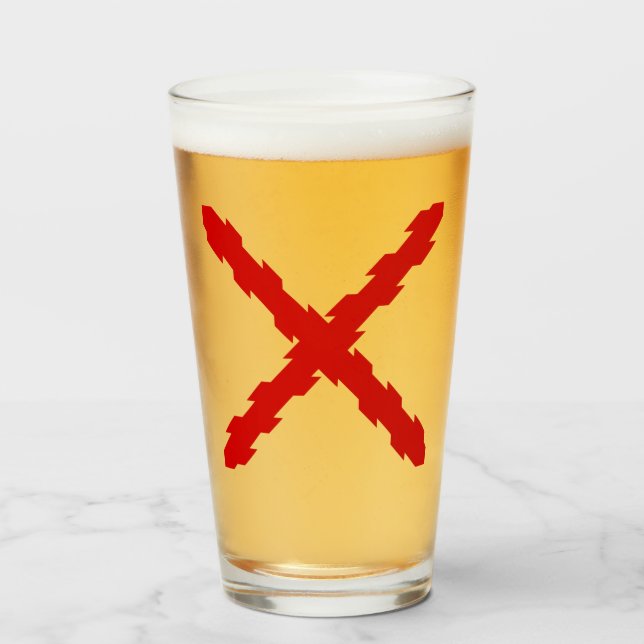 Grenzübergang Burgund Glas (Vorne (Gefüllt))