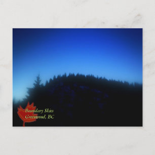 Grenzübergang Skies, Greenwood, BC Postkarte