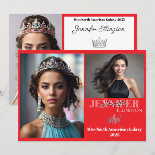 GRENZÜBERGREIFENDE Wesentliche Autogrammkarte Einladung