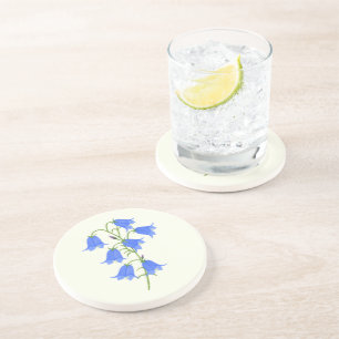 Grès Dessous de verre en pierre Bleuets Adorables