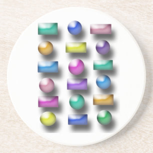 Grès Dessous de verre - Formes en trois dimensions