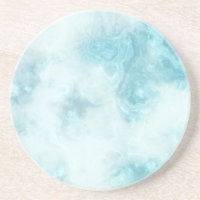 ensemble de dessous de verre en marbre bleu