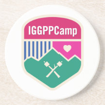 IGGPPCamp Dessous de verre en pierre de la fierté