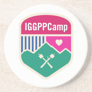 Grès IGGPPCamp Dessous de verre en pierre de la fierté