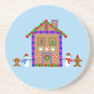 Grès Maison en pain d'épices #1 Dessous de verre