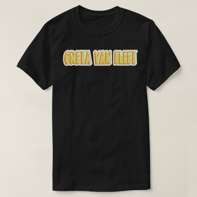Greta van Flotte Sticker T-Shirt (Design vorne)
