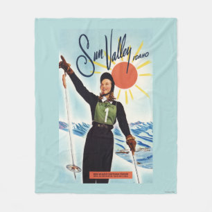 Gretchen Fraser Anzeige-Plakat Fleecedecke