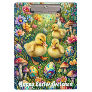 GRETCHEN ~ FROHE OSTERN ~ OSTERENTCHEN ~ KLEMMBRETT
