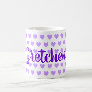 Gretchen in Lila Kaffeetasse