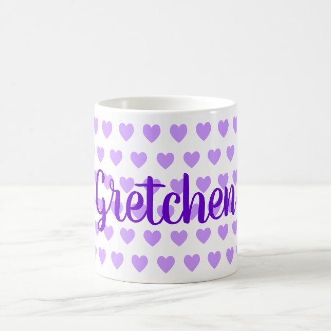 Gretchen in Lila Kaffeetasse (Mittel)