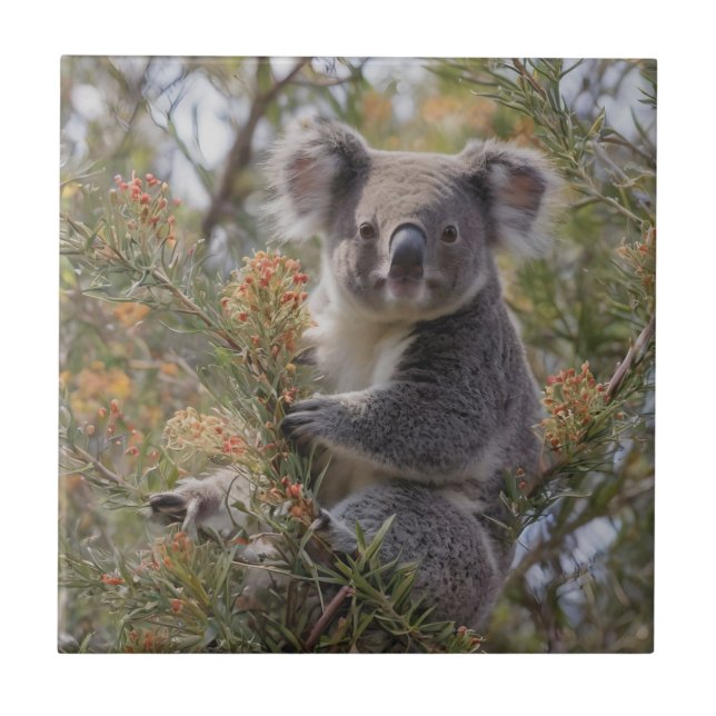 Grevillea Koala Bear, Fliese (Vorderseite)