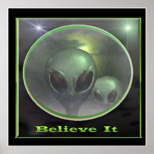 Grey aliens poster (Vorne)