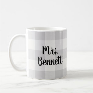 Grey Buffalo Karo Mrs. Monogram Kaffeetasse