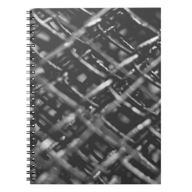 Grey chain link fence notizblock (Vorderseite)