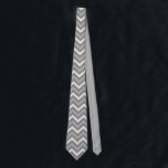 Grey Chevron Krawatte<br><div class="desc">Nothing beats the elegance of "shades of grey"..</div>