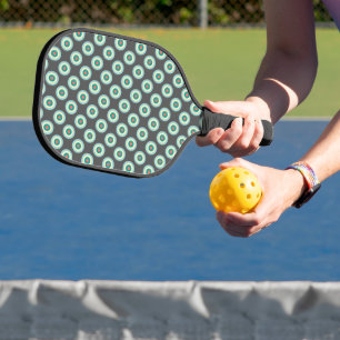 Grey Combination Circles by Shirley Taylor Pickleball Schläger