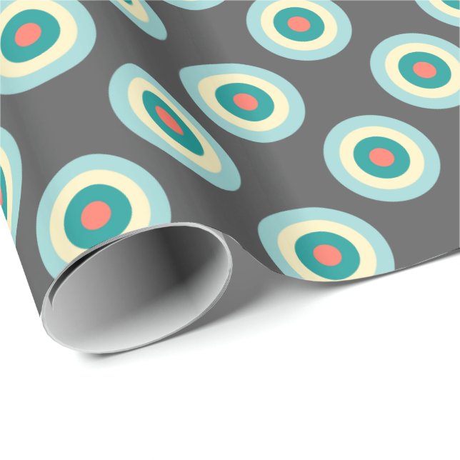 Grey Combincles by Shirley Taylor Geschenkpapier (Rolleneckpunkt)