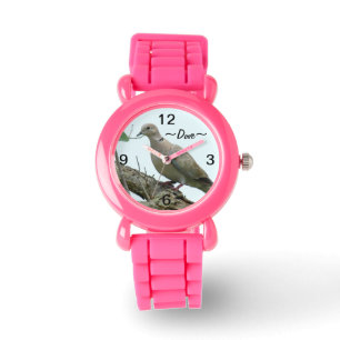 Grey Dove Bird Watch Armbanduhr