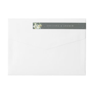 Grey Green Snowberry+Eucalyptus Wedding Skinny