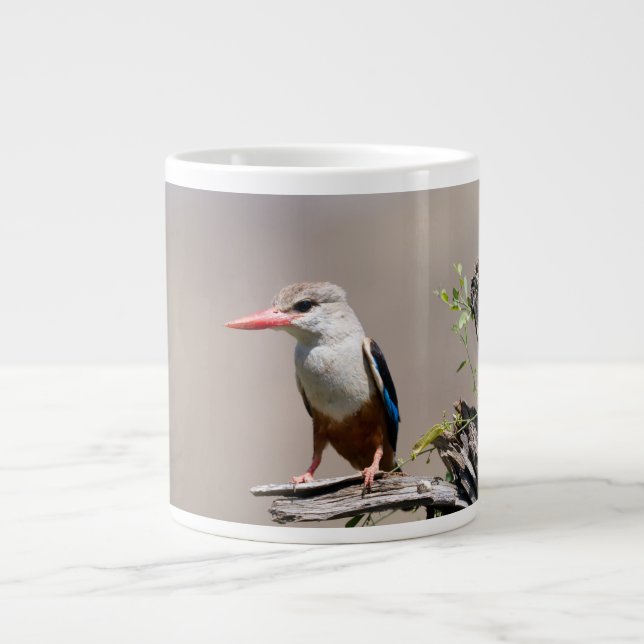 Grey-Headed Kingfisher Jumbo-Tasse (Vorderseite)