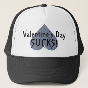 Grey Heart Anti-Valentine casquettes personnalisés