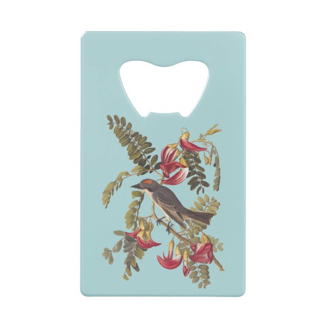 Grey Kingbird und Bible Verse Geldbeutel Flaschenöffner (Vorderseite)