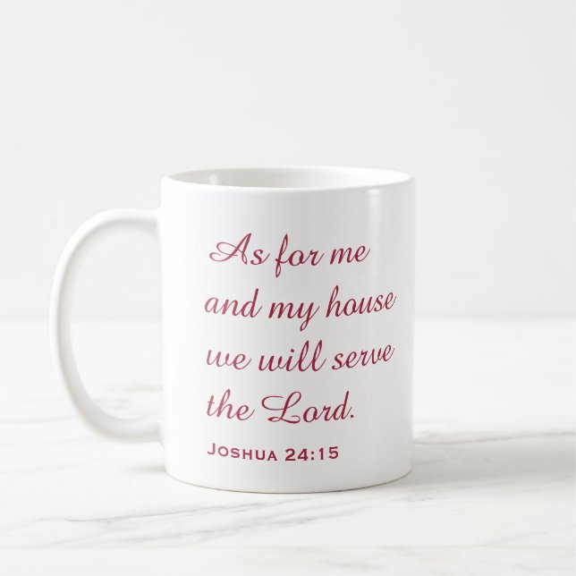 Grey Kingbird und Bible Verse Kaffeetasse (Links)