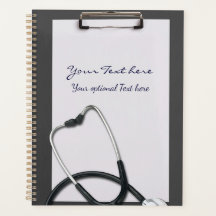 Grey Medical Clipboard mit Stethoscope