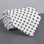 Grey on White Mini Polka Dots Necktie Krawatte<br><div class="desc">This stylish necktie features a classic and timeless design of grey mini polka dots set against a crisp white background. It's the perfect accessory to add a touch of sophistication and personality to any outfit, whether it's for a business meeting, a special event, or simply to elevate your everyday look....</div>
