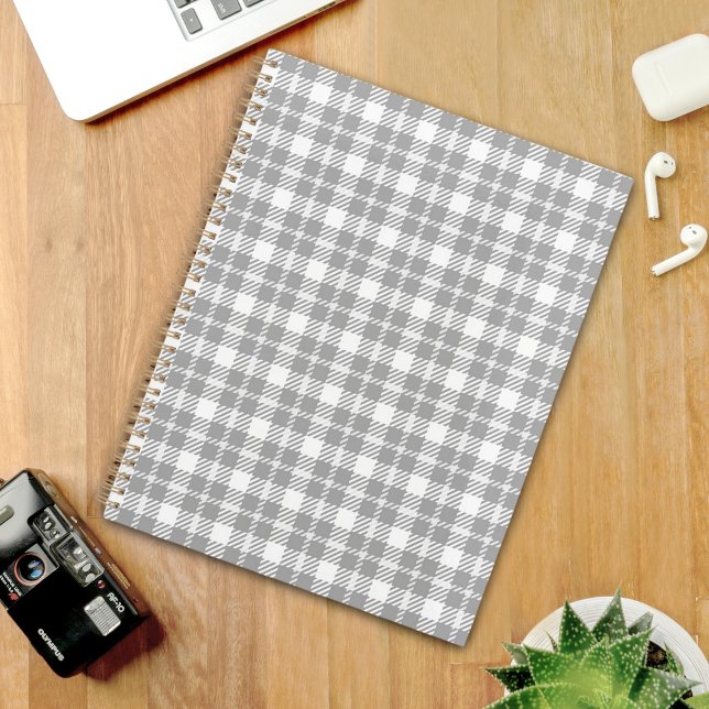 Grey plaid Pattern Planner Planer (Von Creator hochgeladen)
