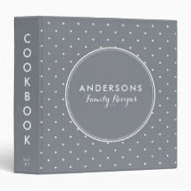 Grey Polka Dots Family Rezept Kochbuch