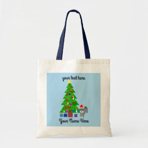 Grey Poodle Christmas #5 Tote Bag Tragetasche