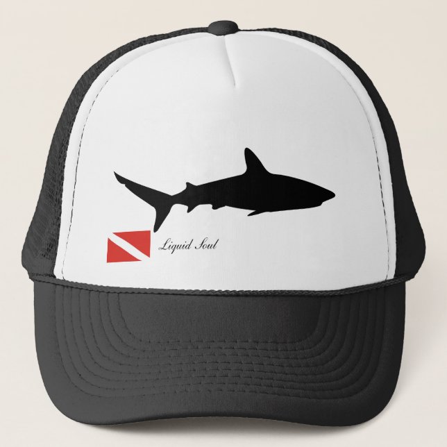 Grey Reef Shark - Hat Truckerkappe (Vorderseite)