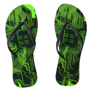 Grey-Schalttafel für Nerd-Leiterplatten Flip Flops
