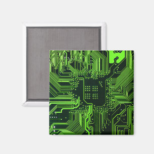 Grey-Schalttafel für Nerd-Leiterplatten Magnet