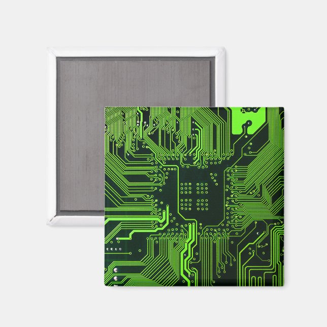 Grey-Schalttafel für Nerd-Leiterplatten Magnet (Vorderseite/Rückseite)