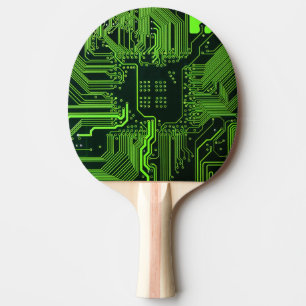 Grey-Schalttafel für Nerd-Leiterplatten Tischtennis Schläger