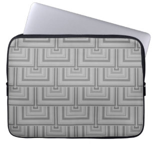Grey square scales laptopschutzhülle