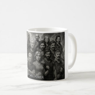 Grey Will Power Coffee Mug Kaffeetasse