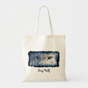 Grey Wolf Eyes Wildlife Tote Bag Tragetasche
