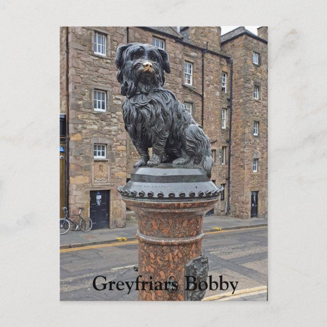 Greyfriars Bobby Postkarte (Vorderseite)