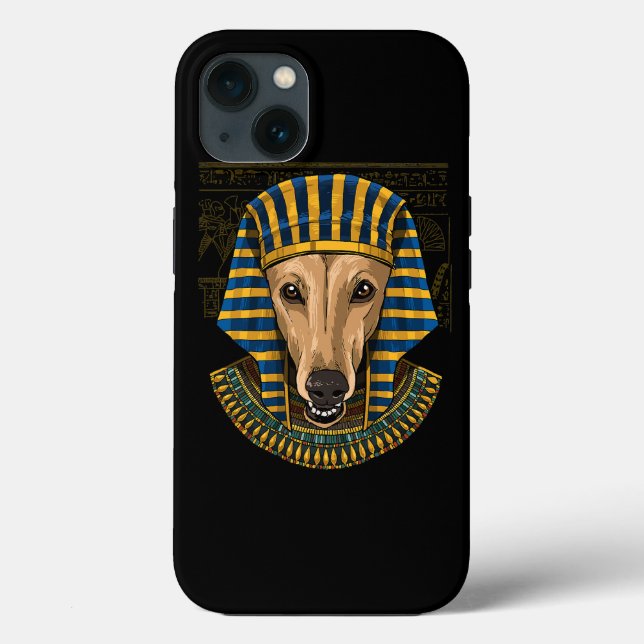 Greyhound Ägyptischer Pharao Historiker Case-Mate iPhone Hülle (Rückseite)