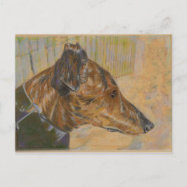 Greyhound Art Postcard Postkarte