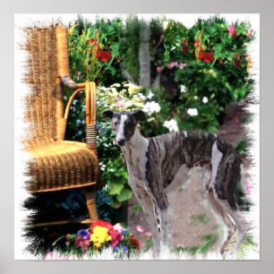 Greyhound Art Print Poster