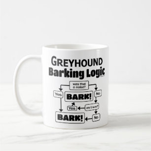 Greyhound Barking Logic Kaffeetasse